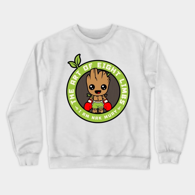 I Am Nak Muay Crewneck Sweatshirt by Sheriken